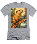 Beaver Totem Builder in Deco Style Art Momente T-Shirt