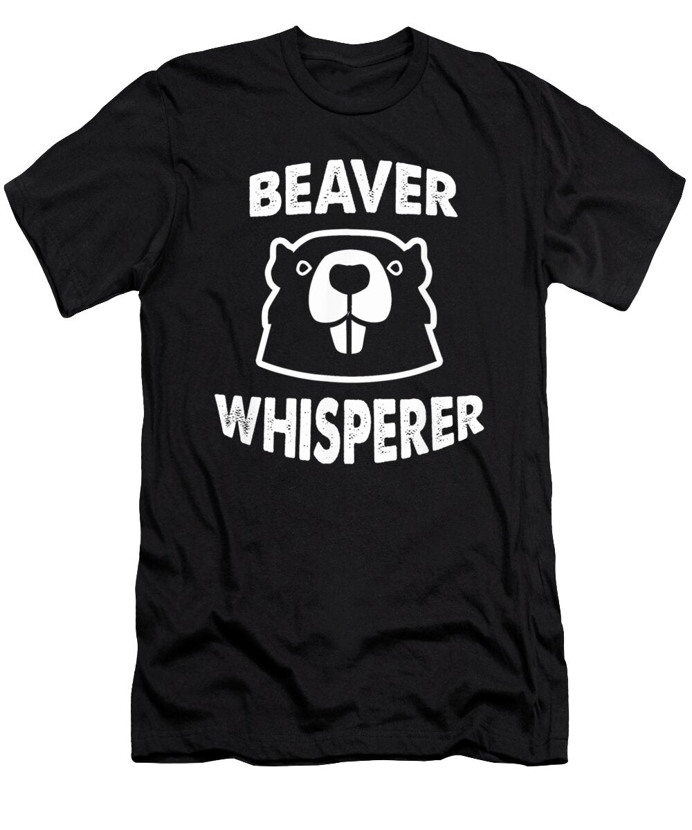 Beaver Whisperer Bow Hunting Gift for Beaver Shannon Nelson Art T-Shirt