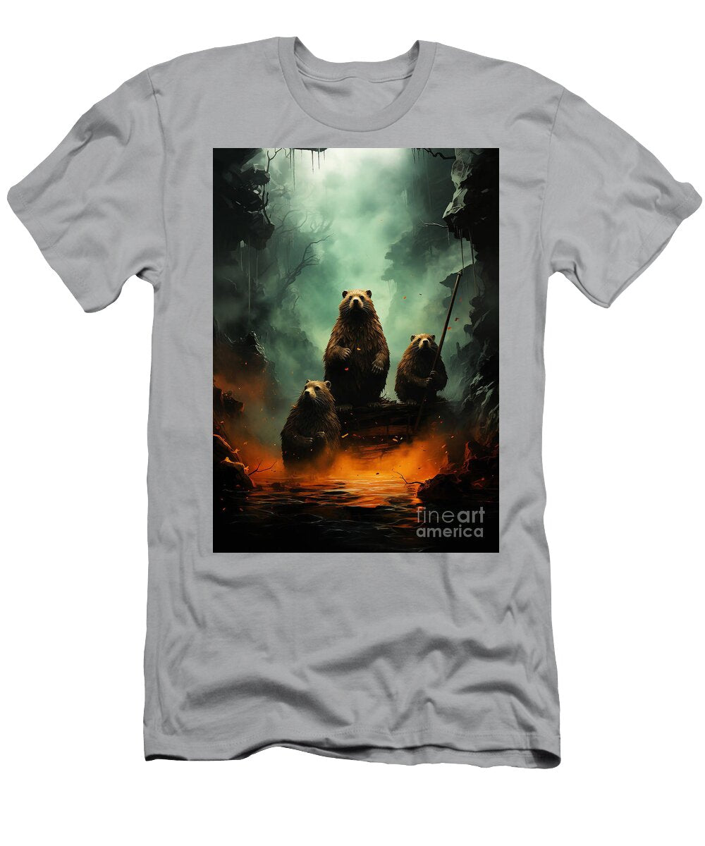 Beavers Builders Architects of Aquatic Landscapes Rhys Jacobson T-Shirt