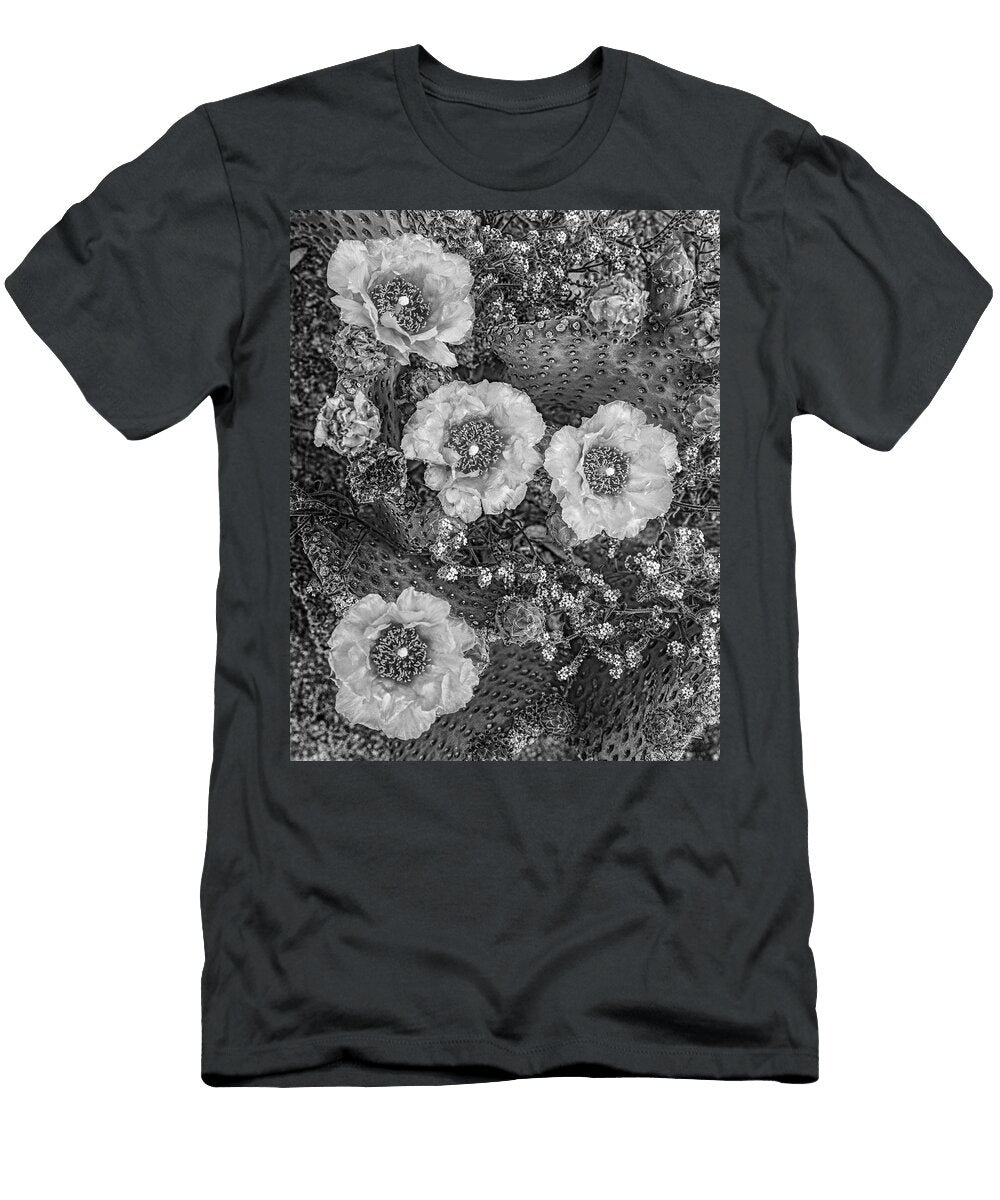 Beavertail Cactus Blossoms Tim Fitzharris T-Shirt