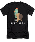 Best Buds Funny Cactus Hedgehog Hugging Best Friends Friendship Friend Goals Gift Thomas Larch T-Shirt