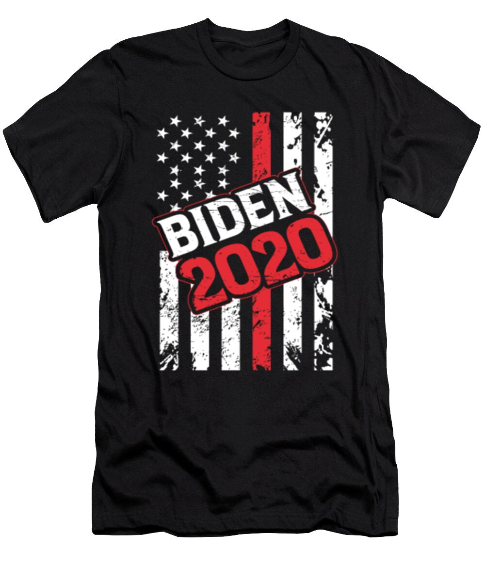 Biden 2020 American Flag Tinh Tran Le Thanh T-Shirt