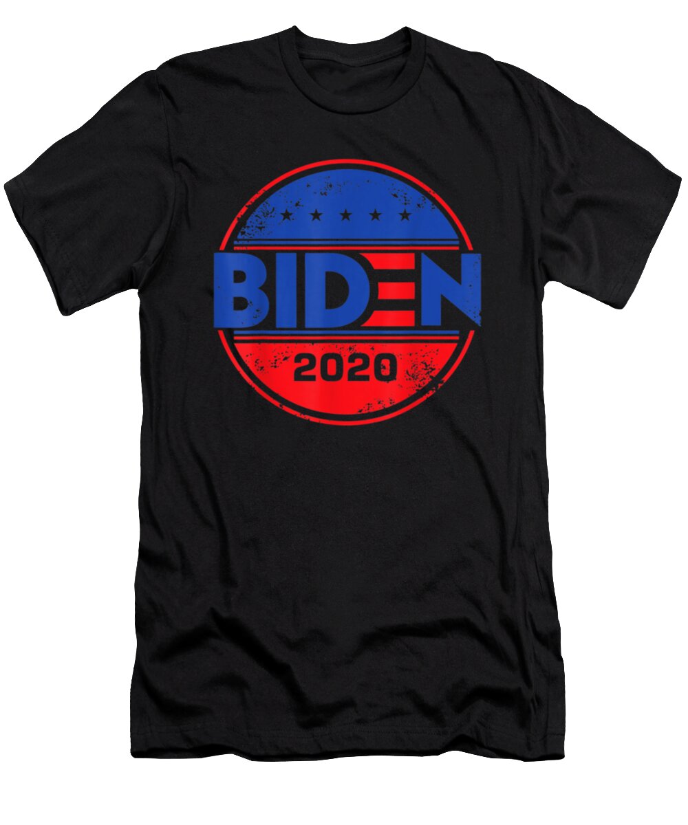 Biden 2020 Vintage Retro Button Tinh Tran Le Thanh T-Shirt