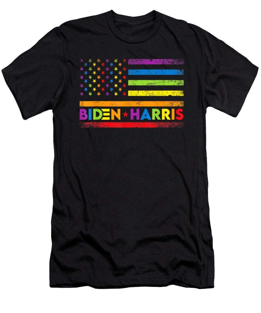Biden Harris 2020 Rainbow Gay Pride Lgbt Tinh Tran Le Thanh T-Shirt