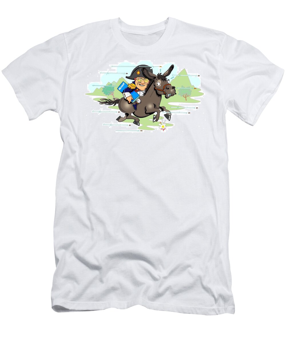 Bill Gates on a Donkey Stuart Harrison T-Shirt