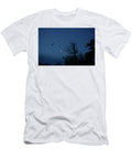 Bird and Trees Silhouette with the Moon in the Back Johan Ferret T-Shirt