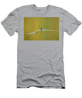 Bird on Autumn Colored Water Reflection Johan Ferret T-Shirt