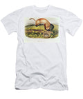 Black Footed Ferret From Quadrupeds of North America John James Audubon T-Shirt