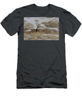 Black Footed Ferret Looking Out of Prairie Dog Burrow Charlie Summers Natureplcom T-Shirt