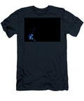 Blue Abstract Curled Smoke Art Plume Johan Ferret T-Shirt