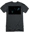 Blue Abstract Smoke Art Plume Going From Left to Right Johan Ferret T-Shirt