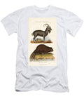 Blue Goat and Beaver 1813 Engraving Sydenham Teast Edwards T-Shirt