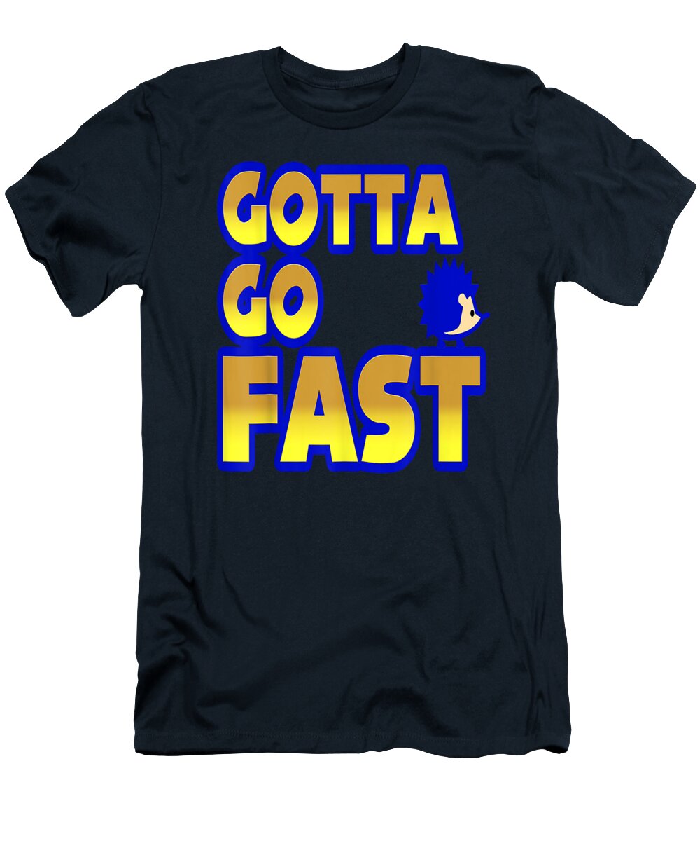 Blue Hedgehog Video Game Cosplay Gotta Go Fast Liannb Rolan T-Shirt
