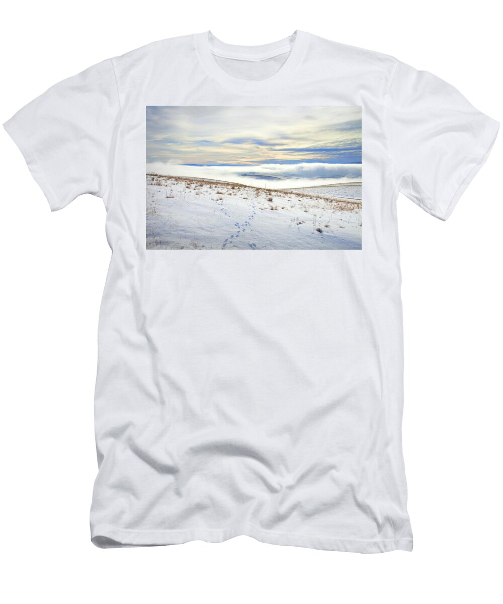 Blue Remembered Hills Theresa Tahara T-Shirt