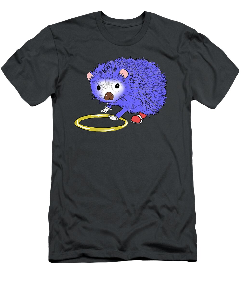 Blue the Hedgehog Harryk Apple T-Shirt