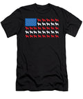 Boston Terrier American Flag Patriotic 4th of Sophie Eleanor T-Shirt