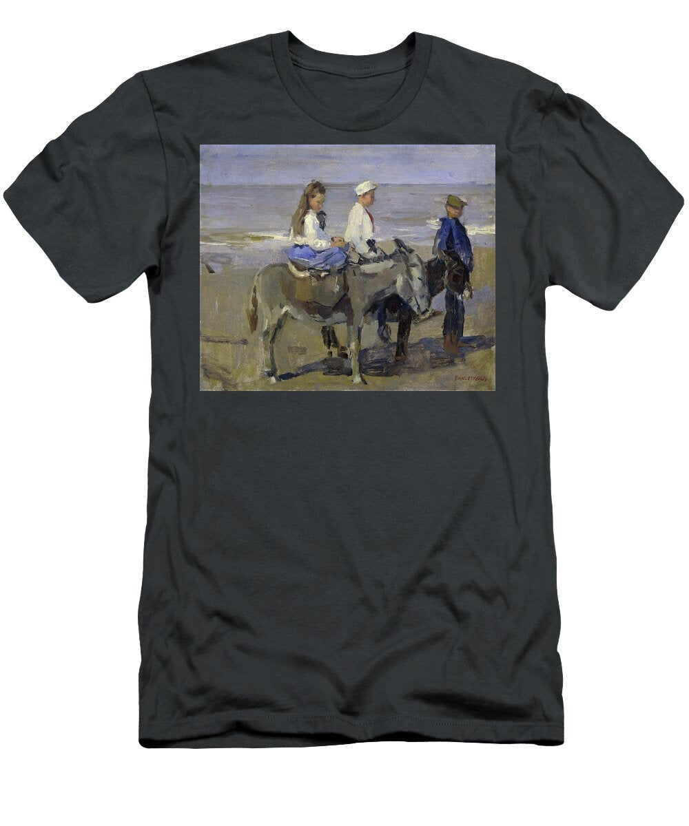 Boy and Girl on Donkeys Isaac Israels T-Shirt