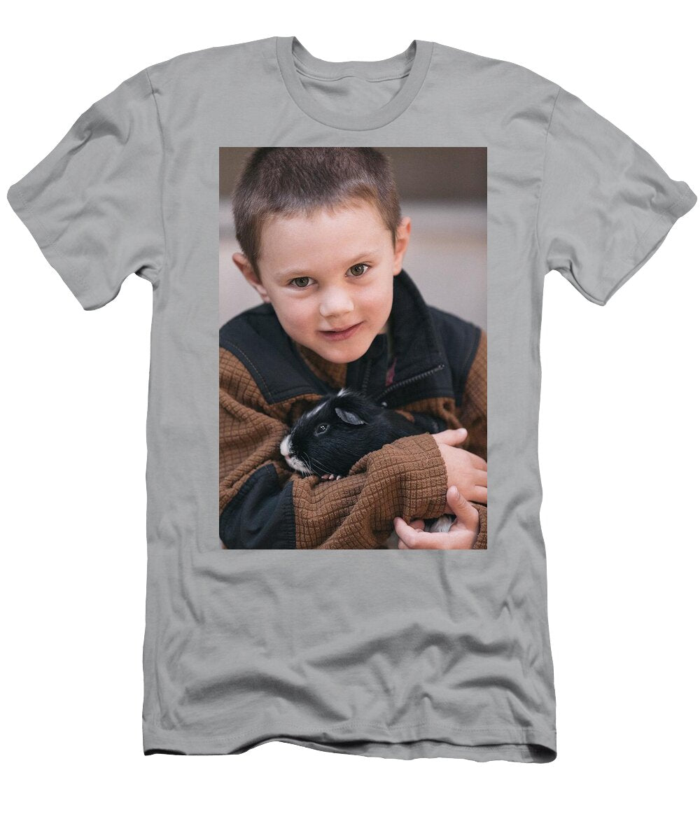 Boy and Guinea Pig Les Classics T-Shirt