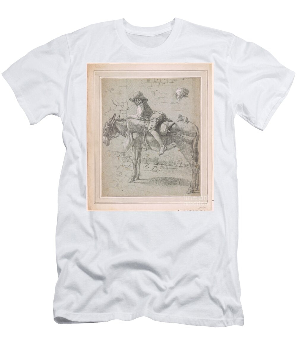Boy on a Donkey Celestial Images T-Shirt