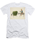 Boy on Mule Driving Another Mule Loaded with Hay Francisco Fierro T-Shirt