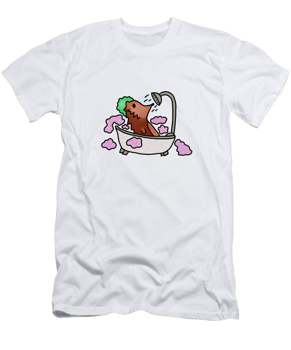 Bubble Bath Hog Anastasiya Malakhova T-Shirt