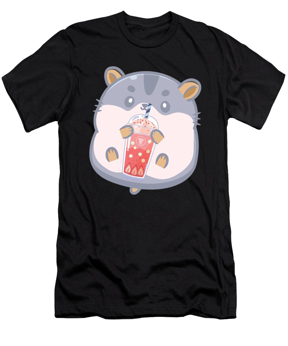 Bubble Tea Hamster Manuel Schmucker T-Shirt