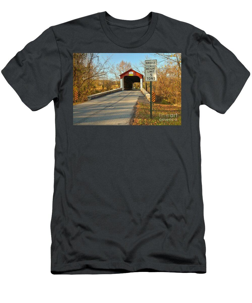 Bucks County Pa Van Sant Bridgethe Van Adam Jewell T-Shirt