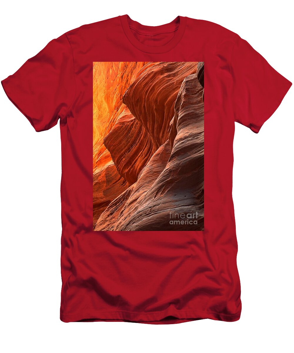 Buckskin Gulch Slot Canyon Fire Adam Jewell T-Shirt