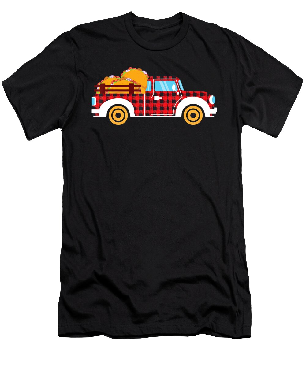 Buffalo Plaid Taco Truck Taco Cinco De Mayo Boy Taco Lover Julien T-Shirt