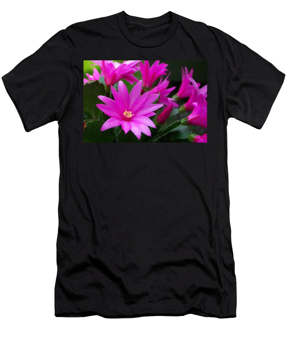 Cactus Flower Echinocereus Rubispinus Bonnie Sue Rauch T-Shirt