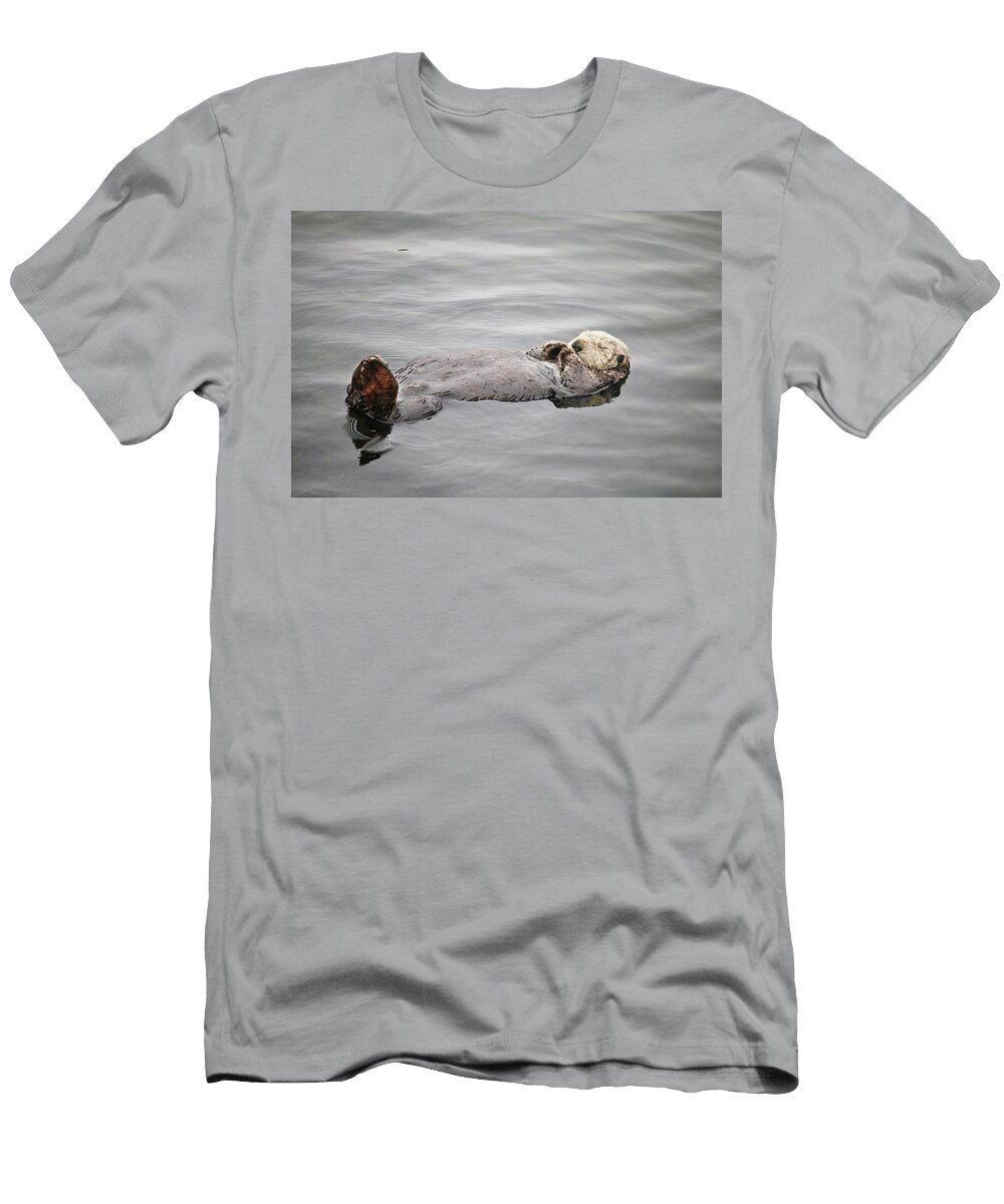 California Sea Otter Art Block Collections T-Shirt