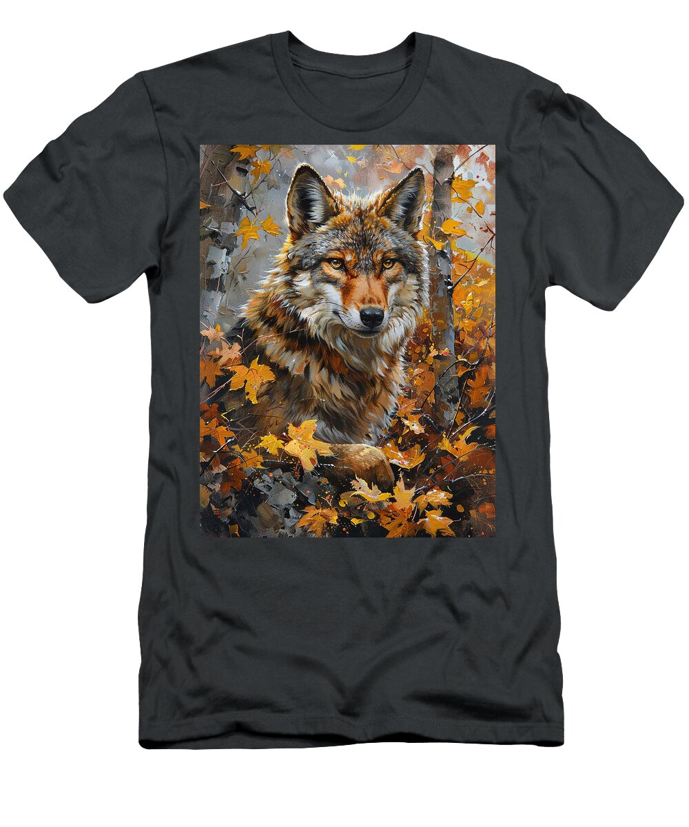Camouflaged Coyote Athena Mckinzie T-Shirt