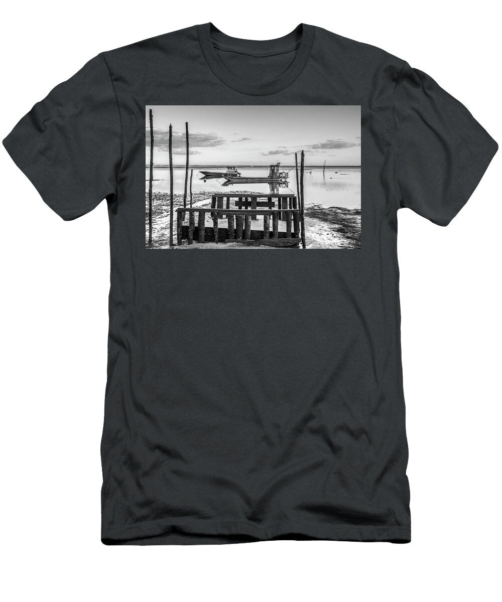 Cap Ferret Petit Piquey Noir Et Blanc Alain Souloumiac T-Shirt