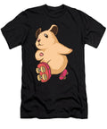 Cartoon Hamster with Roller Skates Licensed Art T-Shirt