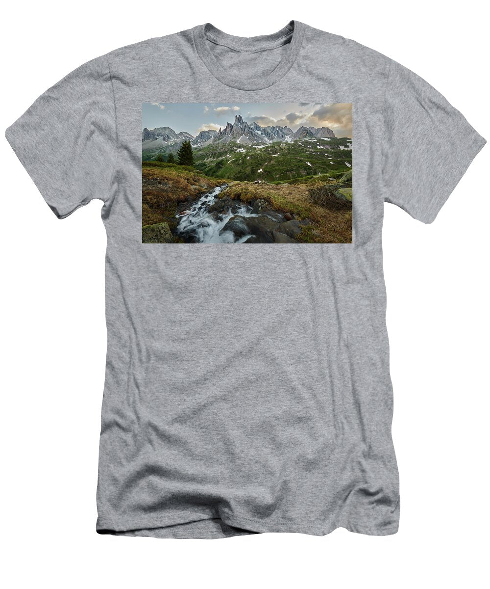 Cascade in the Alps Jon Glaser T-Shirt