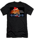 Cat Guinea Pig Merry Christmas Ali Baucom T-Shirt