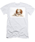 Cavapoo Puppy and Roborovski Hamster Mark Taylor T-Shirt