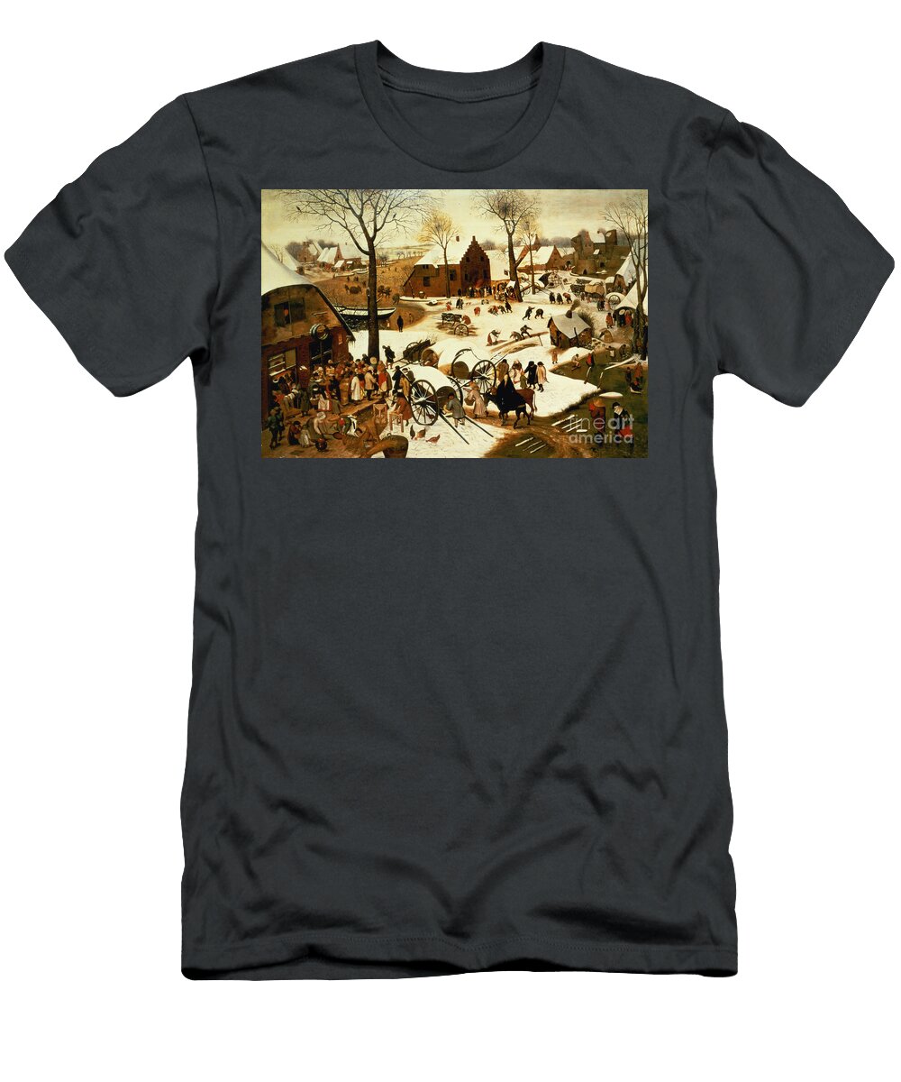Census At Bethlehem Pieter the Elder Bruegel T-Shirt