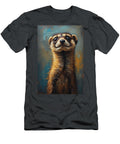 Charming Ferret Gazing Upwards Abel Bold T-Shirt