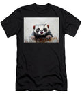 Charming Ferret Portrait Painting Grover Mcclure T-Shirt