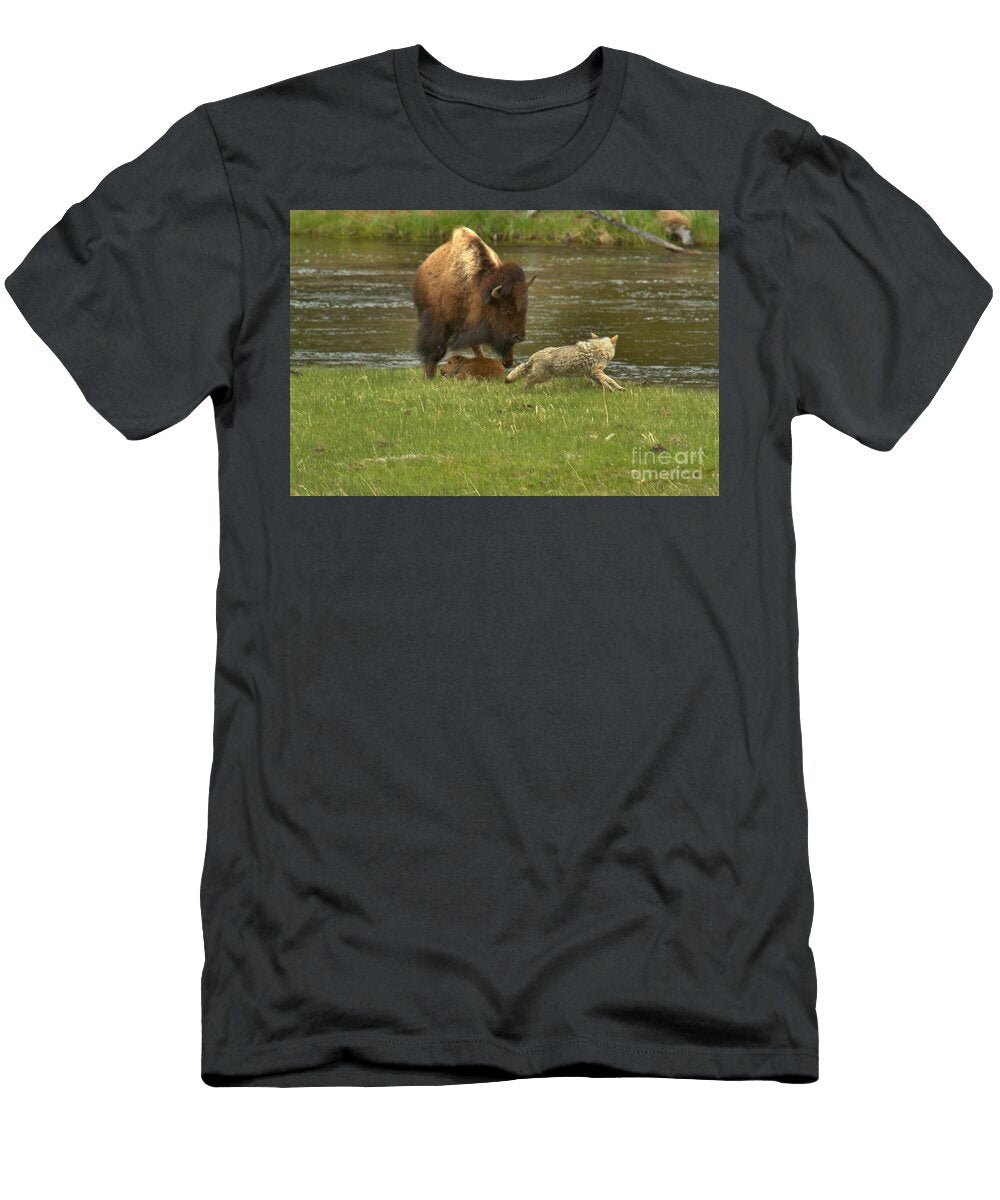 Chasing the Bison Calf Adam Jewell T-Shirt