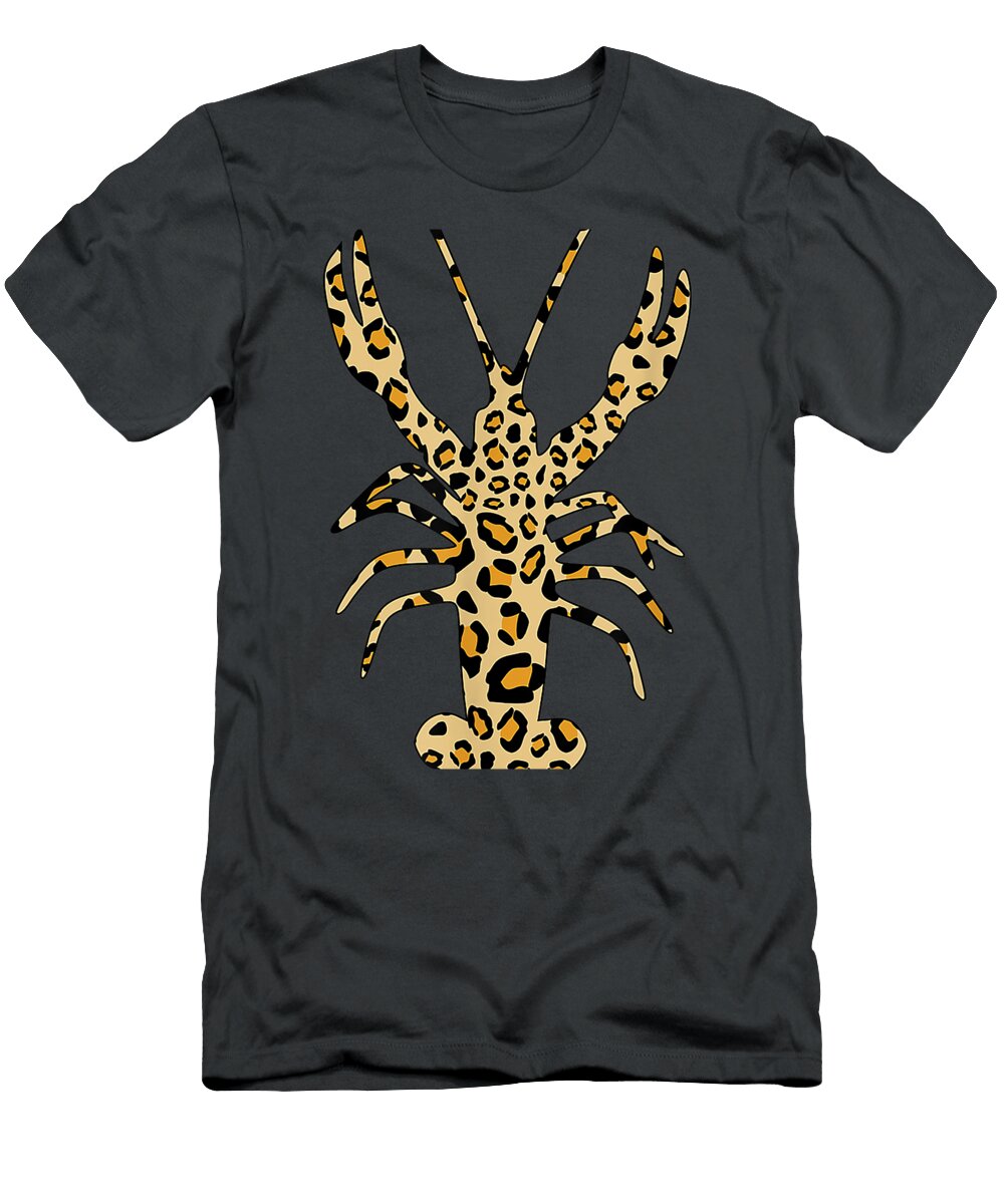 Cheetah Leopard Print Crawfish for Women Deonta Alija T-Shirt