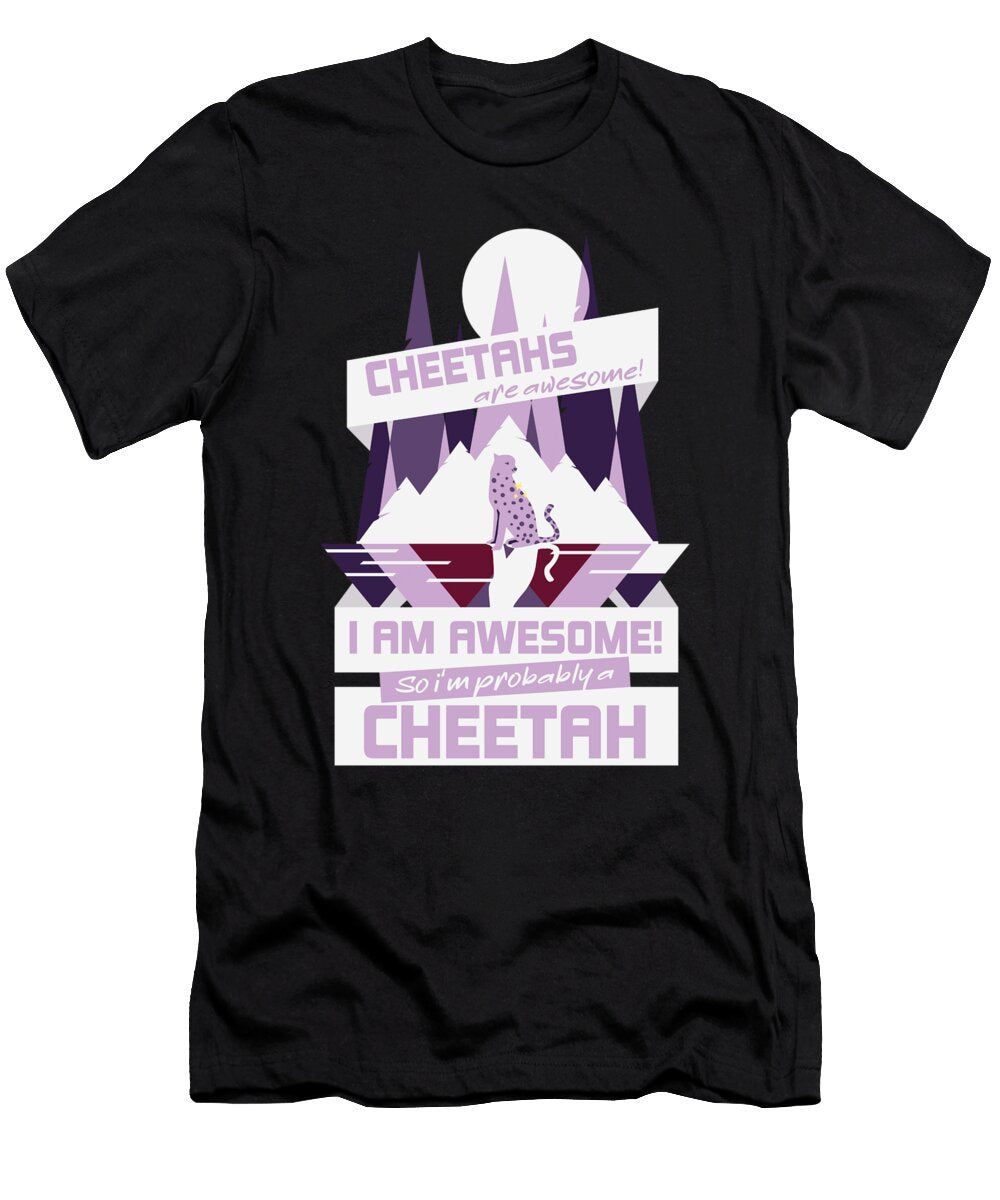 Cheetahs Are Awesome Greenoptix T-Shirt