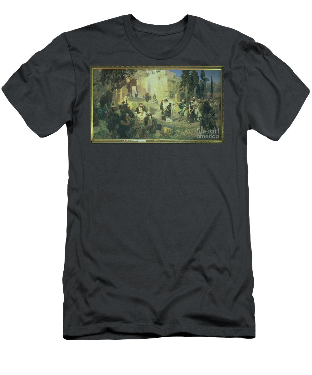 Christ and the Woman Taken in Adultery 1888 Vasilij Dmitrievich Polenov T-Shirt