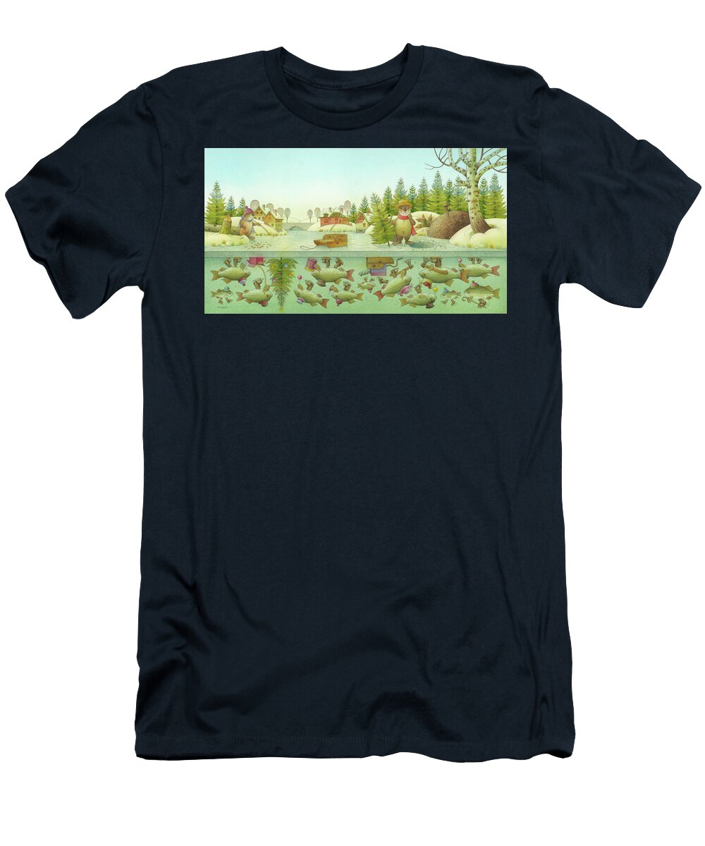 Christmas for the Fish Kestutis Kasparavicius T-Shirt