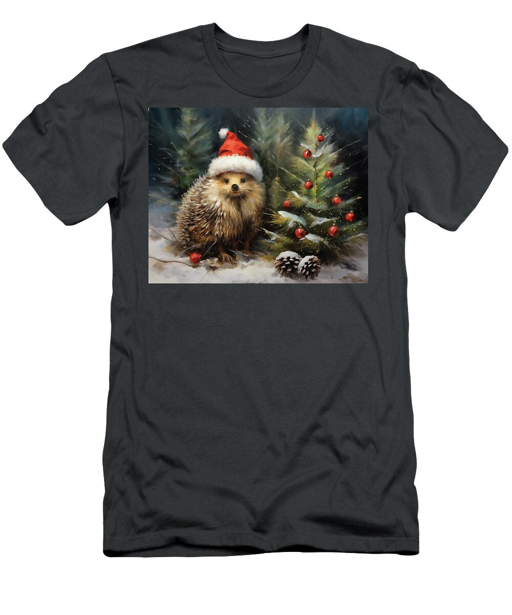 Christmas Hedgehog Tammy Wetzel T-Shirt