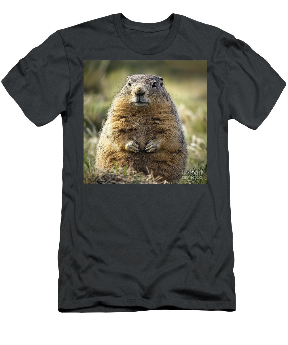 Chubby Groundhog Elisabeth Lucas T-Shirt