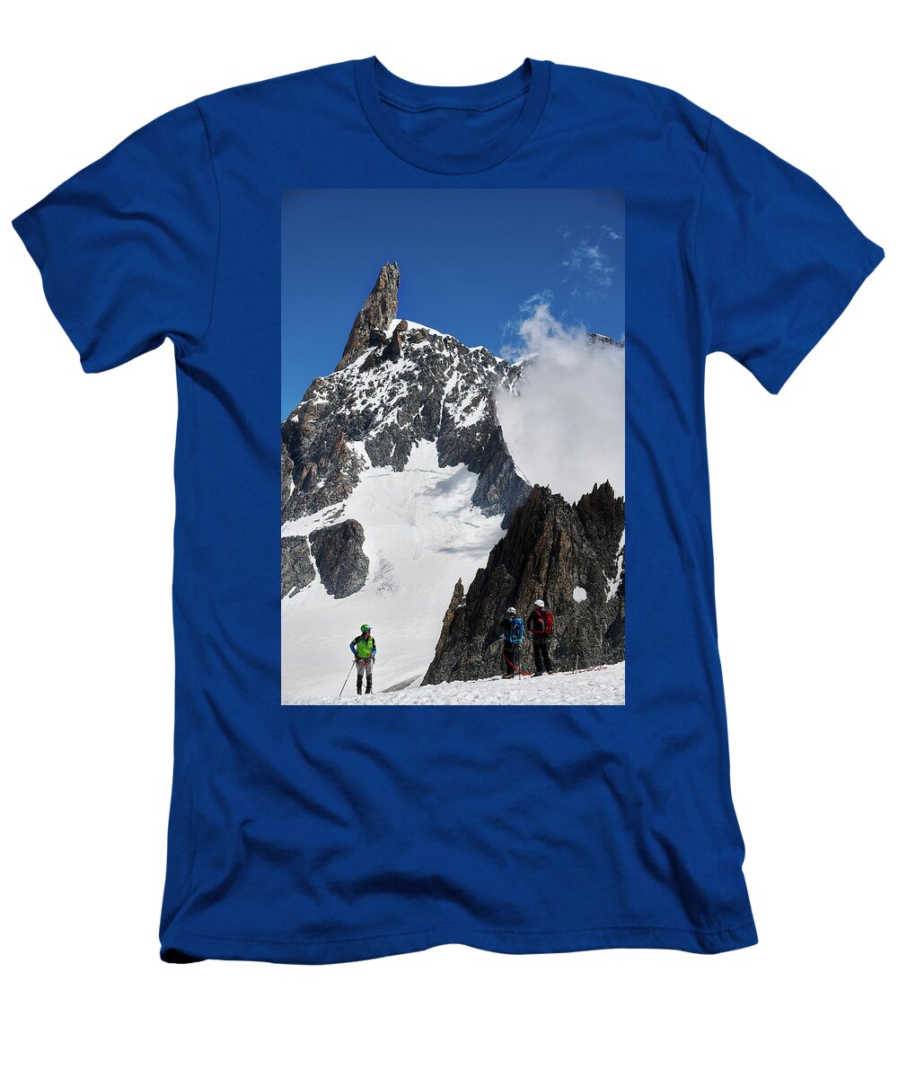 Climbing in the Alps Jon Glaser T-Shirt