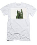 Close Up of a Small Cactus Linoprints T-Shirt