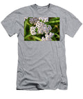 Close Up on Little White and Yellow Flowers Johan Ferret T-Shirt